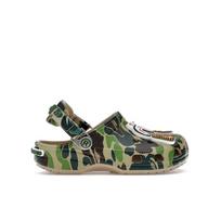 BAPE x Crocs Classic Clog Vaikams ABC Camo - Žali Vaikų Sportbačiai 210285-212 33-34