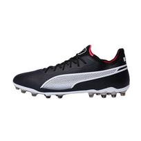 Puma King Ultimate Patogus Mg (Guminės trumpos smeigės) Dirbtinės žolės futbolo bateliai Unisex Futbolo bateliai Juodi 107252-01 44