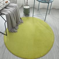Šiaurietiško stiliaus apvalus kilimas Svetainės kavos staliukas Vaikų kambarys Mielas vienspalvis kilimas Kompiuterio kėdė Kabantis pintas krepšys Minkštas kilimėlis 80cm 31.4 in