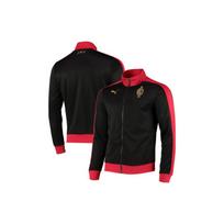 Puma „AC Milan“ 120 metų jubiliejaus spalvoto bloko logotipas Retro sportinis stovas Striukė Vyriška striukė Raudona 757513-02 S