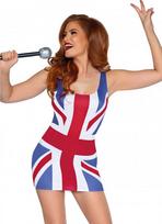 Seksuali suknelė Leg Avenue British Flag, įvairių spalvų