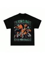 2025 Youngboy Never Broke Again American Retro Hip Hop Rap Figure Print Short Sleeve T-Shirt High Quality Luxury Brand Ins Y2k(1) S juoda