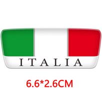 3D atspindintis Italijos vėliavos automobilio emblemos ženklelis lipdukas Motociklo lipdukai Tinka Aprilia RS4/RSV4/RS/APR150/SR, Tuono V4, Ducati Vandeniui atsparus epoksidinės dervos lipdukas