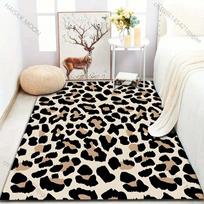 1 vnt. laukinio leopardo rašto kilimas svetainei, miegamajam, sofai, prie durų, dekoras, didelis kilimėlis sofos zonai, neslystantis grindų kilimėlis 40x60cm (16x24in)