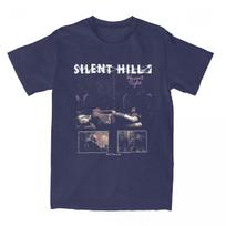 Silent Hill 2 SH2 Marškinėliai Heavens Night Populiarūs Marškinėliai Trumpomis Rankovėmis Y2K Pagrindiniai Viršutiniai Drabužiai Paplūdimio Medvilniniai Su Apvalia Kaklo Iškirpte Oversize Viršutiniai Marškinėliai S