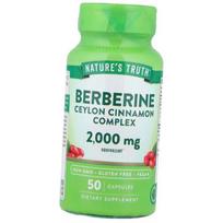 Berberino ir Ceilono cinamono kompleksas, Berberine Ceylon Cinnamon Complex, Nature's Truth 50 kaps. (72509013) 50kaps