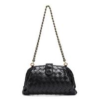 Handwoven creative cloud one shoulder armpit bag new fashion diagonal span dumpling bag mini crossbody 29*7*17cm white