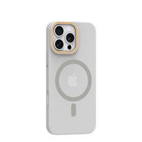 GO ORANGE MagSafe compatible case for MOTOROLA G86, transparent