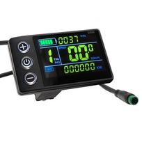 Spalvotas ekranas LCD matuoklis Elektrinio paspirtuko valdymo skydelis Elektrinio dviračio spidometras Odometrai 5 kontaktų kištukai su apšvietimu 1