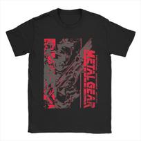Metal Gear Solid Rising T Shirt 100% Cotton Vintage T-Shirt Round Neck Snake MGS1 Game Tee Shirt Short Sleeve Tops Plus Size S