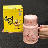 Mielas SpongeBob SquarePants Patrick Star virduliukas Vaikams Keraminis puodelis Merginai Draugei Gimtadienio Dovana Praktiškas puodelis 401-500ml