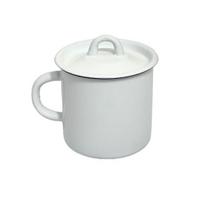 Emaliuotas puodelis su dangteliu, 1 l