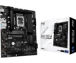 Asrock B860 Pro-A ATX pagrindinė plokštė, Intel LGA 1851, DDR5, 256GB