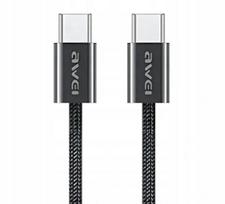 AWEI USB-C laidas, 60W, skirtas iPhone 15, 14, 13, 12 įkrovimui ir valdymui