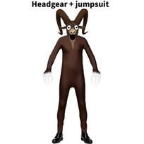 99 Žvėrių Naktys Miške Elnias Ožka Cosplay Kostiumas Kombinezonai Helovinas Brown ,Child 120cm black