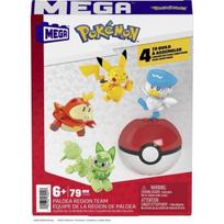 MEGA-Pokémon-Construction dėžutė, 4 figūrėlės ir 1 Poké Ball (79 vnt) HPX92