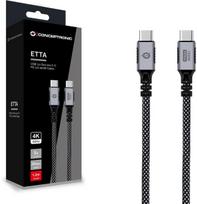 Conceptronic ETTA07B12 kabel USB USB 3.2 Gen 2x2 1,2 m USB C Czarny