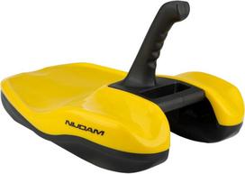 Plastikinės rogutės Nijdam Hilltop Hoover, geltona, Uni
