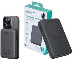 Atsarginis maitinimo šaltinis ("Power Bank") AUKEY PB-MS04 Gray Qi2 PowerBank | 10000mAh | 20W | MagSafe PD