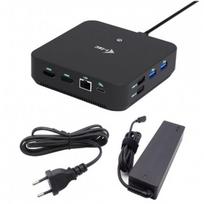 I-Tec dokų stotis USB-C DP dvigubam HDMI 4K 100W su universaliu krovikliu