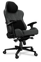Žaidimų kėdė Yumisu 2050 Magnetic Gray Black, gobelenas, pilka ir juoda