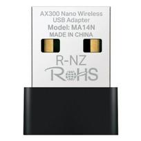 Pagrindinė plokštė MERCUSYS MA14N WiFi USB adapteris WiFi 6 AX287Mbps Nano dizainas 2.4 GHz