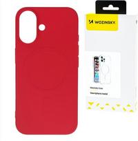 Silikoninis dėklas MagSafe Samsung Galaxy S25 Ultra – raudonas