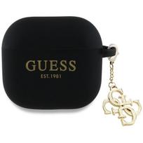 GUESS DĖKLAS APPLE AIRPODS 4 4G AUSINĖMS SU SILIKONINE APSAUGA