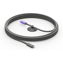 USB kabelis - Logitech - 24 kontaktų USB-C - USB 3.1 Gen 2 - 5 m - Juodas
