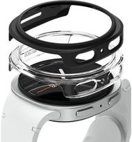 Dėklas laikrodžiui skaidrus-juodas Samsung Galaxy Watch 8 44 mm Ringke