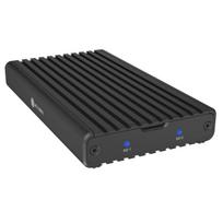 Išorinio kietojo disko dėklas 2-bay M.2 PCIe NVMe enclosure, USB 3.2 Gen2x2, toolless
