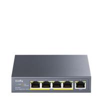 Komutatorius - Cudy GS1005P Gigabit PoE 5 Prievadai Pilkas, Pilka