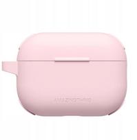 Rožinis silikoninis dėklas AirPods Pro 2 su karabinu AmazingThing