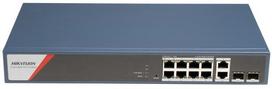 Hikvision DS-3E1512HP-SI-8P2T2F Managed Switch PoE - Switch - 1Gbps (DS-3E1512HP-SI-8P2T2F)