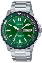 Vyriškas laikrodis Casio Collection Mtd-125d-3a su žaliu ciferblatu
