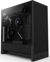 Korpusas Kompiuterio korpusas - NZXT H5 Flow Midi Tower, Grūdintas stiklas, Aušinimo palaikymas, Juoda