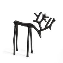 Deer Tabletop Decoration - Black Statues Christmas Decorations,Xmas Figurines,Elegant Indoor Holiday Decor,Ideal For Mantel Living Room Bedroom One Size