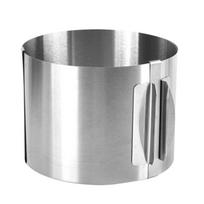 Retractable Baking Molds Stainless Steel Adjustable Round Mousses Cake Rings with Scale for Birthdays and Weddings