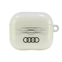 Audi geometrinio rašto AirPods 3 dėklas – baltas