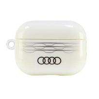 Audi geometrinio rašto dėklas AirPods Pro 2 (baltas)