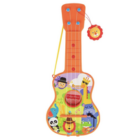 FISHER PRICE 4 stygų gitara – Su plastikine dėžute