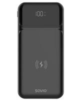 Atsarginis maitinimo šaltinis ("Power Bank") Enerģijas krātuve SAVIO POWER BANK wireless10000mAh