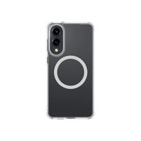 Permatomas telefono dėklas su magnetiniu žiedu Samsung Galaxy S25 Edge