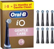 Elektrinio dantų šepetėlio antgalis Oral-B iO Gentle Care Black (pack of 8)