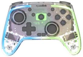 Speedlink - RAIT NX RGB Gamepad - Wireless/Wired - for PC/Android/Switch OLED/Lite, clear transparent