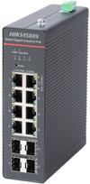 SWITCH PRZEMYSŁOWY POE DS-3T1512HP-SI-8P4F/NOPOWER 8-PORTOWY SFP Hikvision