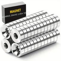 50 vnt. galingi neodimio magnetai su įgilinta skyle