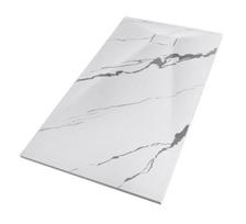 Stačiakampis dušo padėklas Besco Vexo Marble, 120 x 90 cm