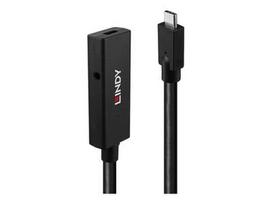 Lindy 43364 5m USB-C Kabelis USB 3.2 Gen 2, Juoda, Dviejų Pusių jungtys