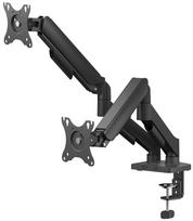 TV laikiklis Savio UM-04 17"-32" Dual Monitor Spring Desk Mount